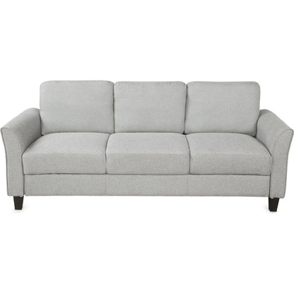 Living Room Furniture chair and 3-seat Sofa (Light Gray)