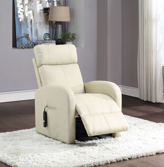 Ricardo Recliner w/Power Lift, Beige PU