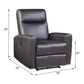 Blane Recliner (Power Motion), Brown Top Grain Leather Match