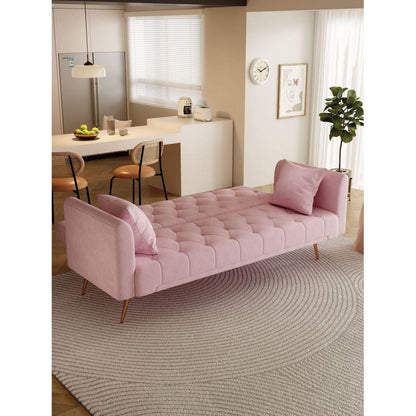 71" Convertible Double Folding Living Room Sofa Bed