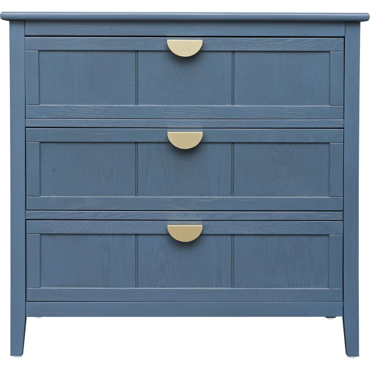 3 Drawer Cabinet, American Furniture,Suitable for bedroom, living room, study