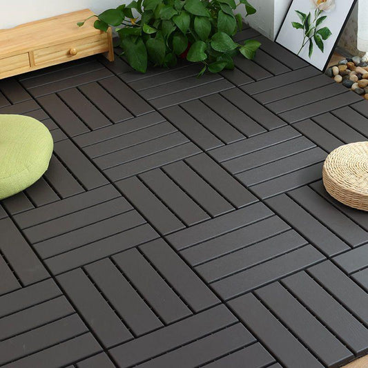 Plastic Interlocking Deck Tiles, 44 Pack 12"x12" Waterproof Patio Deck Tiles for Outdoor, Poolside, Balcony, Backyard - Easy Installation, High Load-Bearing Capacity, All-Weather Use