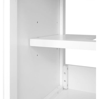 20" Bathroom Vanity with Sink, Bathroom Cabinet with Soft Closing Door, Storage Rack and Adjustable Shelve, White