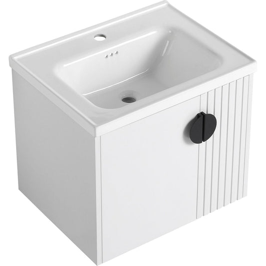 24 Inch Bathroom Vanity with Sink, For Small Bathroom, Bathroom Vanity with Soft Close Door