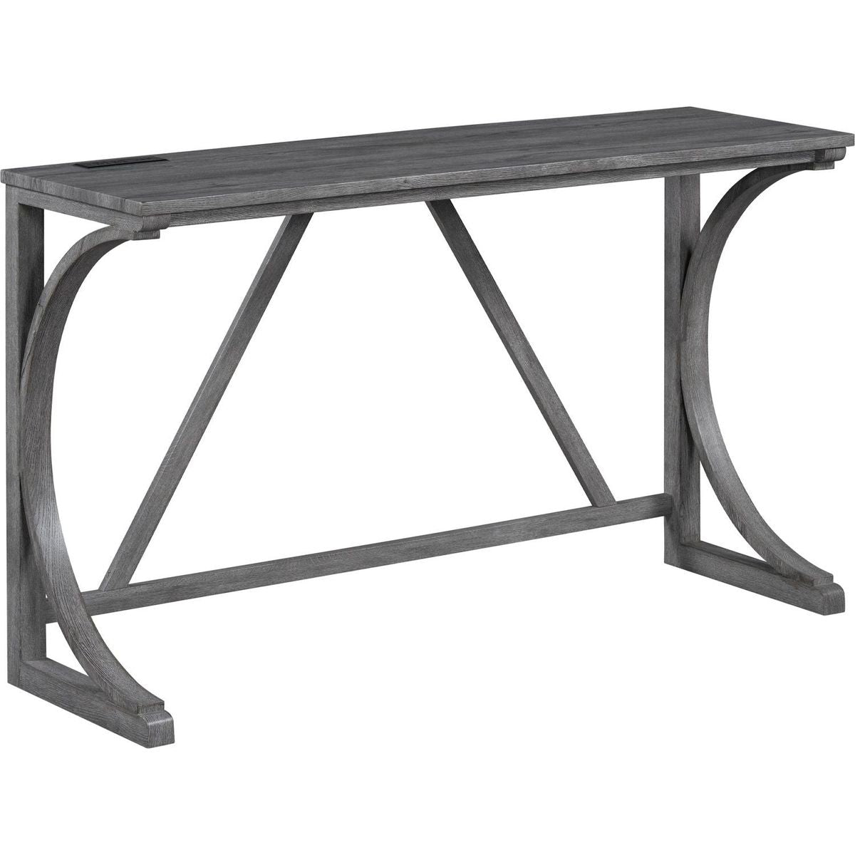 Bar Table Set with Power Outlet, Bar Table and Chairs Set, 4 Piece Dining Table Set, Industrial Breakfast Table Set, for Living Room, Dining Room, Game Room