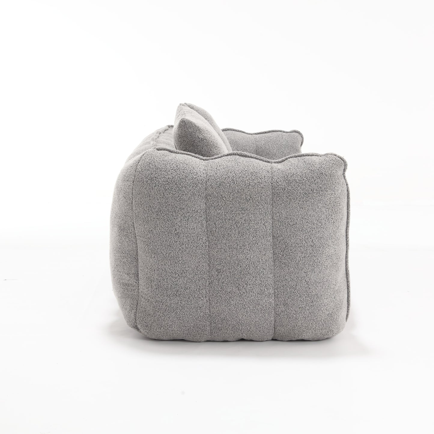 Soft beanbag chair with high resilience foam core for two people. The comfortable square recliner sofa is ideal for family members and friends engaged in games, reading, watching TV