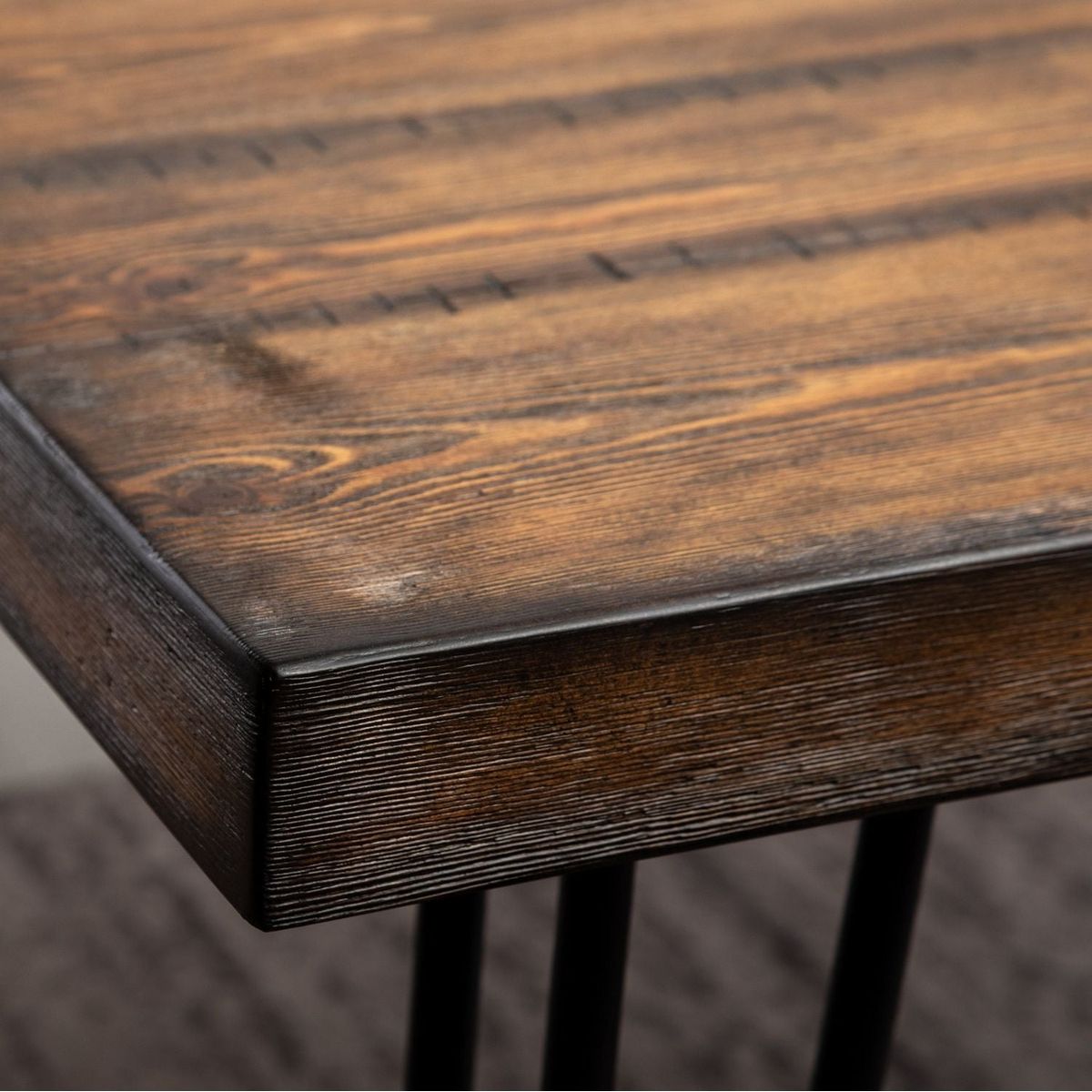 Ashford 7-Piece Dining Set, Hairpin Dining Table with 6 Chairs, 4 Color Options