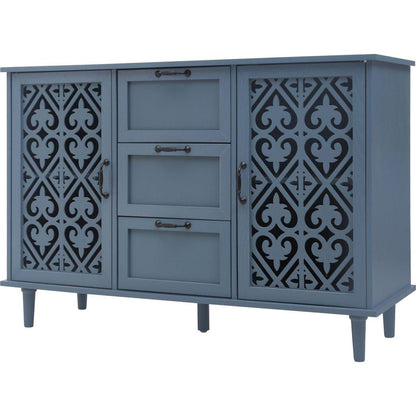 2 Door 3 Drawer Cabinet, American Furniture, Suitable for Bedroom, Living Room, Study
