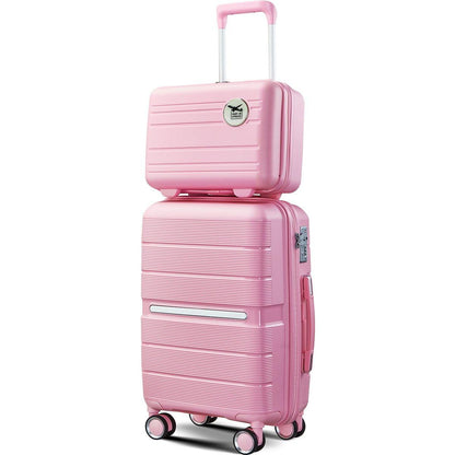 Luggage Sets 4 Piece(14/20/24/28) PP Lightweight & Durable Expandable suitcase