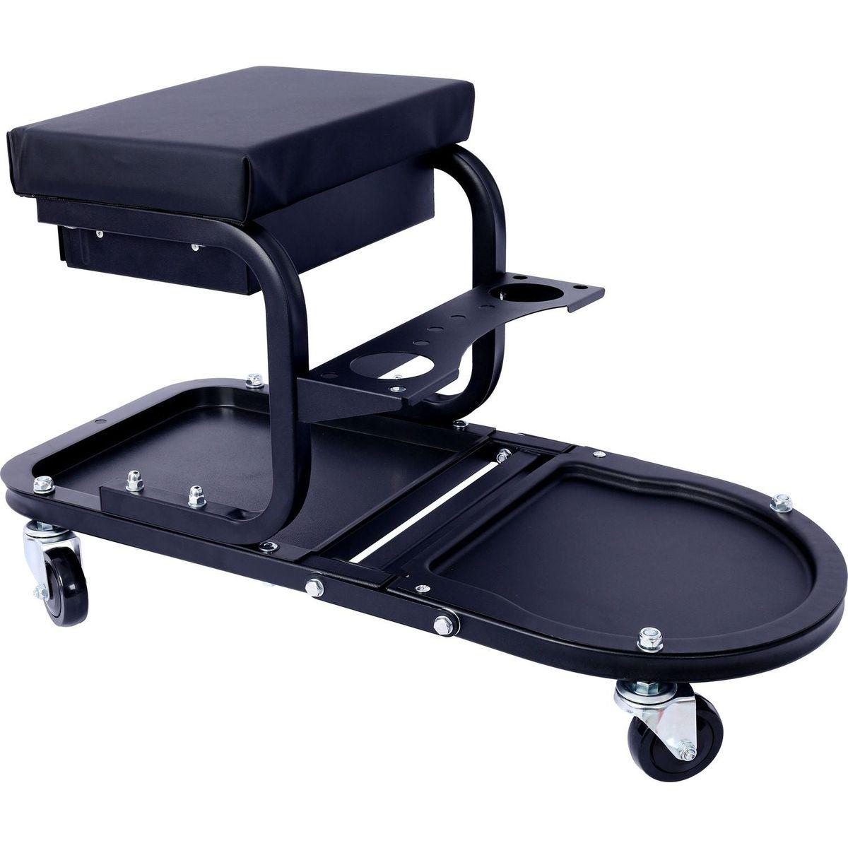 Ultimate Rolling Detailing & Utility Cart, (For Cars, Trucks, SUVs, RVs, Home, Garden, Garage & More) 15' 1/2" x 8' 3/4" x 18' 1/2" - Black