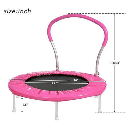 36" TRAMPOLINE WITH HANDLE(PI)-METAL