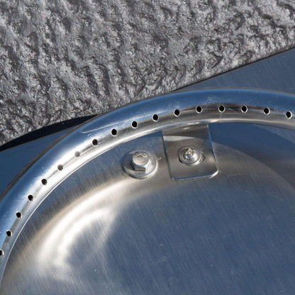 19.50" STONE MGO FIRE COLUMN - 40 000 BTU