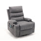 21"seat width,large size Electric Power Lift Recliner Chair Sofa for Elderly, 8 point vibration Massage and lumber heat, Remote Control, Side Pockets and Cup Holders, cozy fabric, overstuffed arm pu