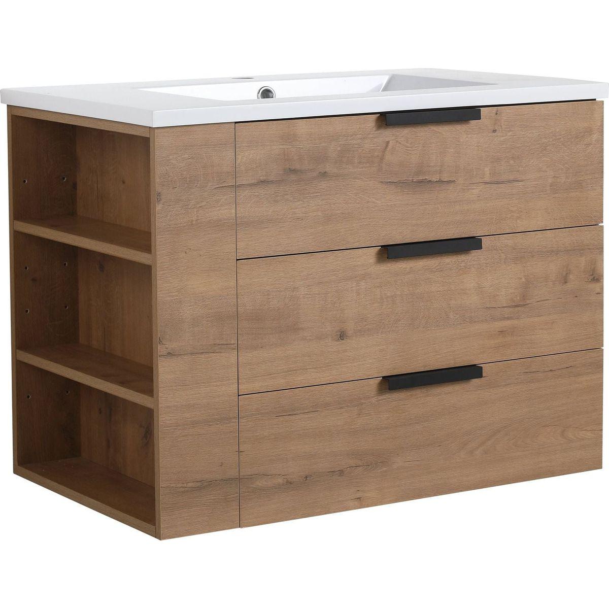 30 Inch Bathroom Vanity With Top(GGRB3020MOWH)