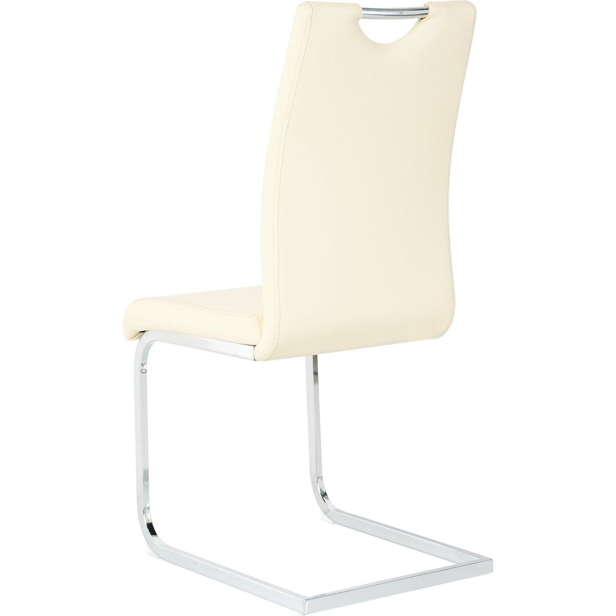 Modern PU dining chair living room chair upholstered chair, electroplated metal legs design, kitchen, living room, bedroom, dining room side chair (Set of 2)