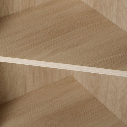 Corner cabinet, Rattan door,Freestanding Corner Tables For Small Spaces, Corner Shelf Stand For Living Room, Kitchen, Bathroom, Bedroom