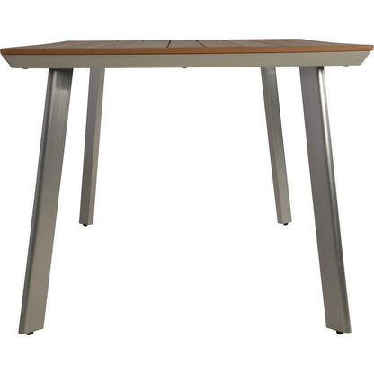 LEEDS DINING TABLE WITH FAUX WOOD TOP