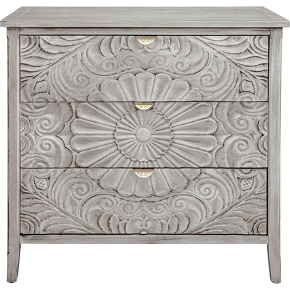 3 Drawer Cabinet, American Furniture, Suitable for Bedroom, Living Room, Study