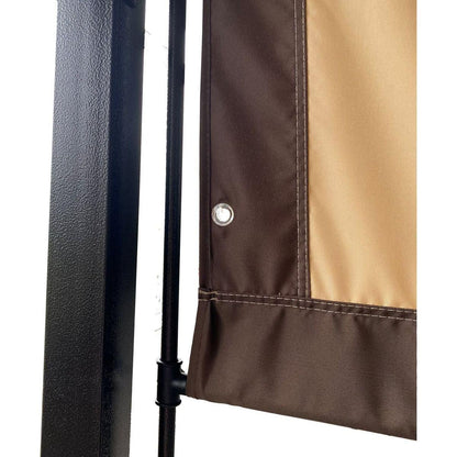 Universal Canopy Cover Replacement for 12x9 Ft Curved Outdoor Pergola Structure