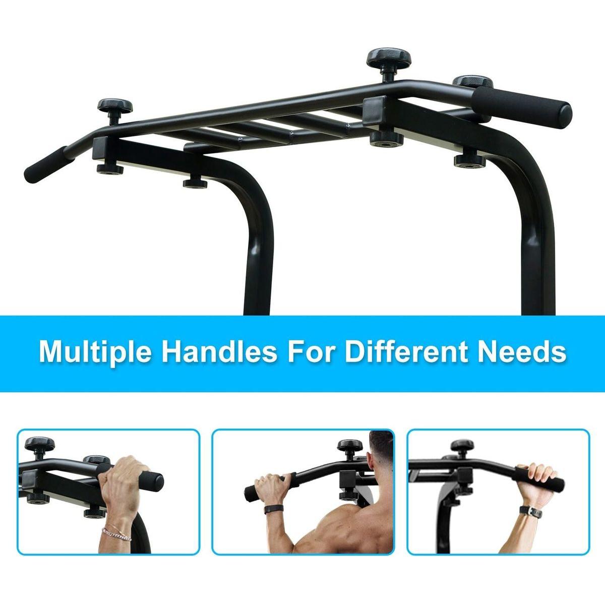 Power Tower Pull Up Bar Workout Dip station for Strength Training, Suitable for Home Gym Fitness