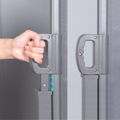 138" x 71"Retractable Side Awning, Waterproof & UV-Resistant, Privacy Screen Divider Roll Up Balcony(Grey)