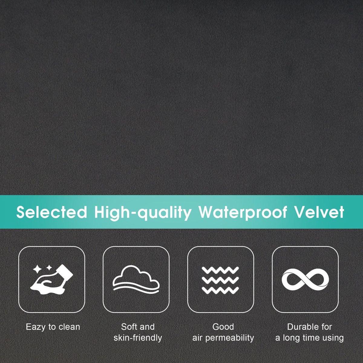 109.8x55.9" Modern U-shaped Sectional Sofa with Waist Pillows,6-seat Upholstered Symmetrical Sofa Furniture,Sleeper Sofa Couch with Chaise Lounge for Living Room,Apartment,2 Color