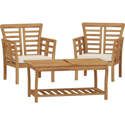 CAYDON 2 CLUB CHAIRS + TABLE