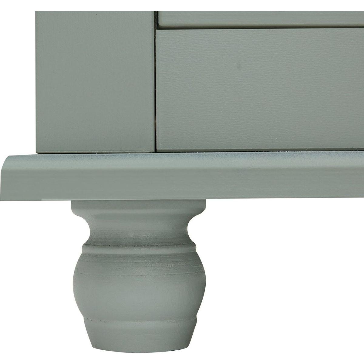 Tall Storage Cabinet with Two Drawers for Bathroom/Office, Grey