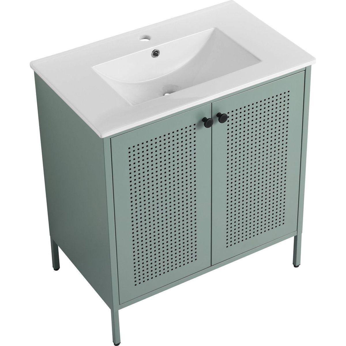 30 Inch Freestanding Bathroom Vanity With Ceramic SInk