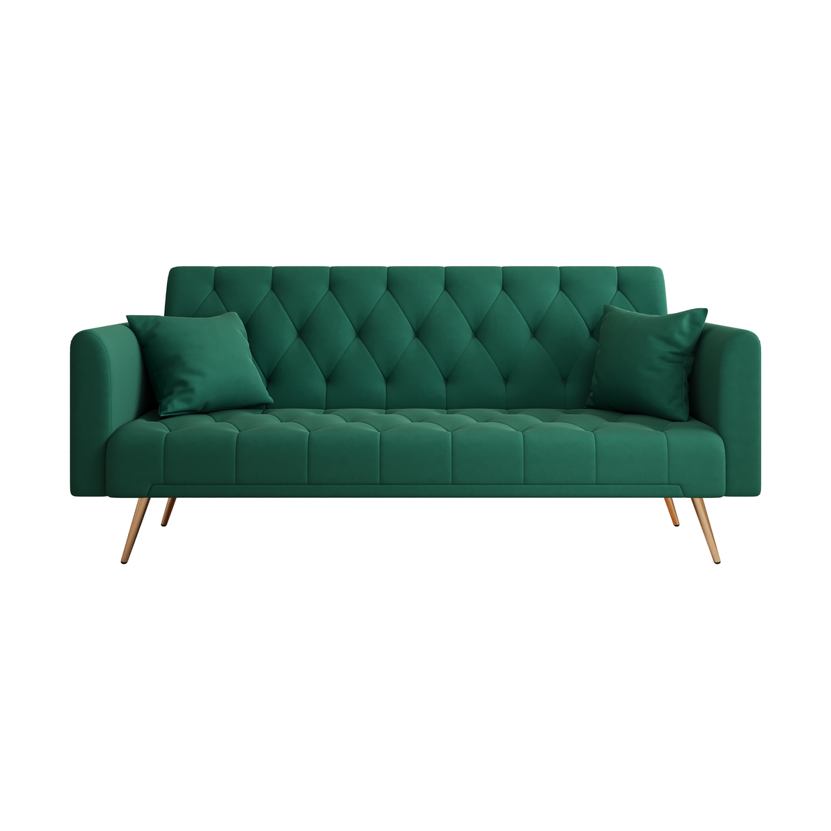 71" Convertible Double Folding Living Room Sofa Bed