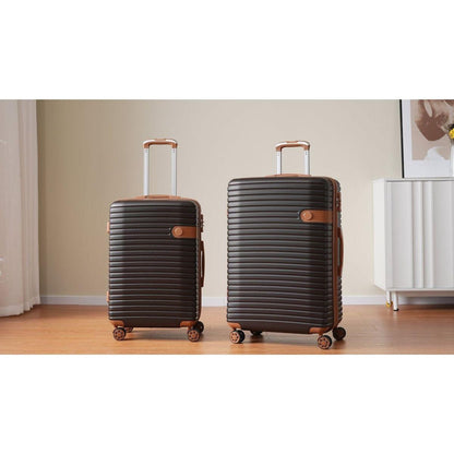 4 Piece Luggage Set Suitcase Set, ABS Hard Shell Lightweight Expandable Travel Luggage with 4 Packing Cubes, TSA Lock, Spinner Wheels for Men Women(16/20/24/28)