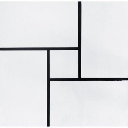 Unique Design Coffee Table with 4 Hidden Storage Compartments, Square Cocktail Table with Extendable Sliding Tabletop, UV High-gloss Design Center Table for Living Room, 31.5"x 31.5"