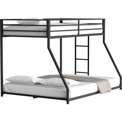 Same as original B083124171 Adam Sturdy Twin over Full Metal Bunk Black for Kids and Adult, Low Profile and Easy Climbing with Stable Ladder
