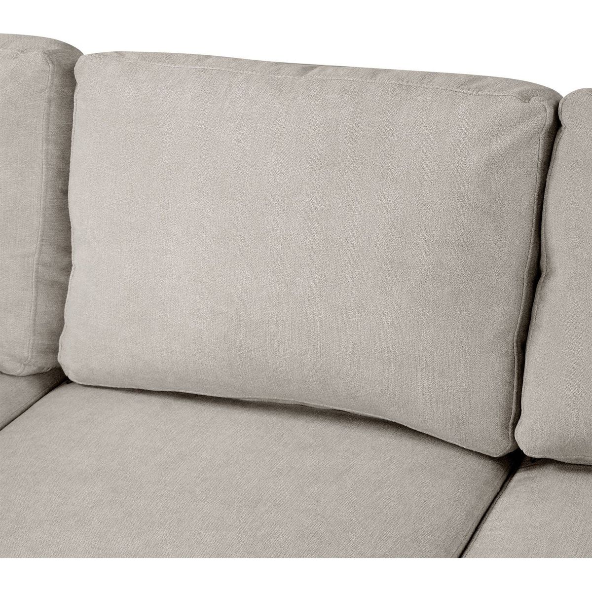 109" U-shaped Sectional Sofa Pull-out Sofa Bed with Two USB Ports, a Storage Chaise Lounge and Four Back Pillows for Living Room, Beige