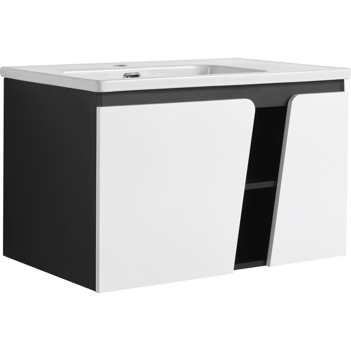 32' Floating Wall-Mounted Bathroom Vanity With Single Sink,& Soft-Close Cabinet Door