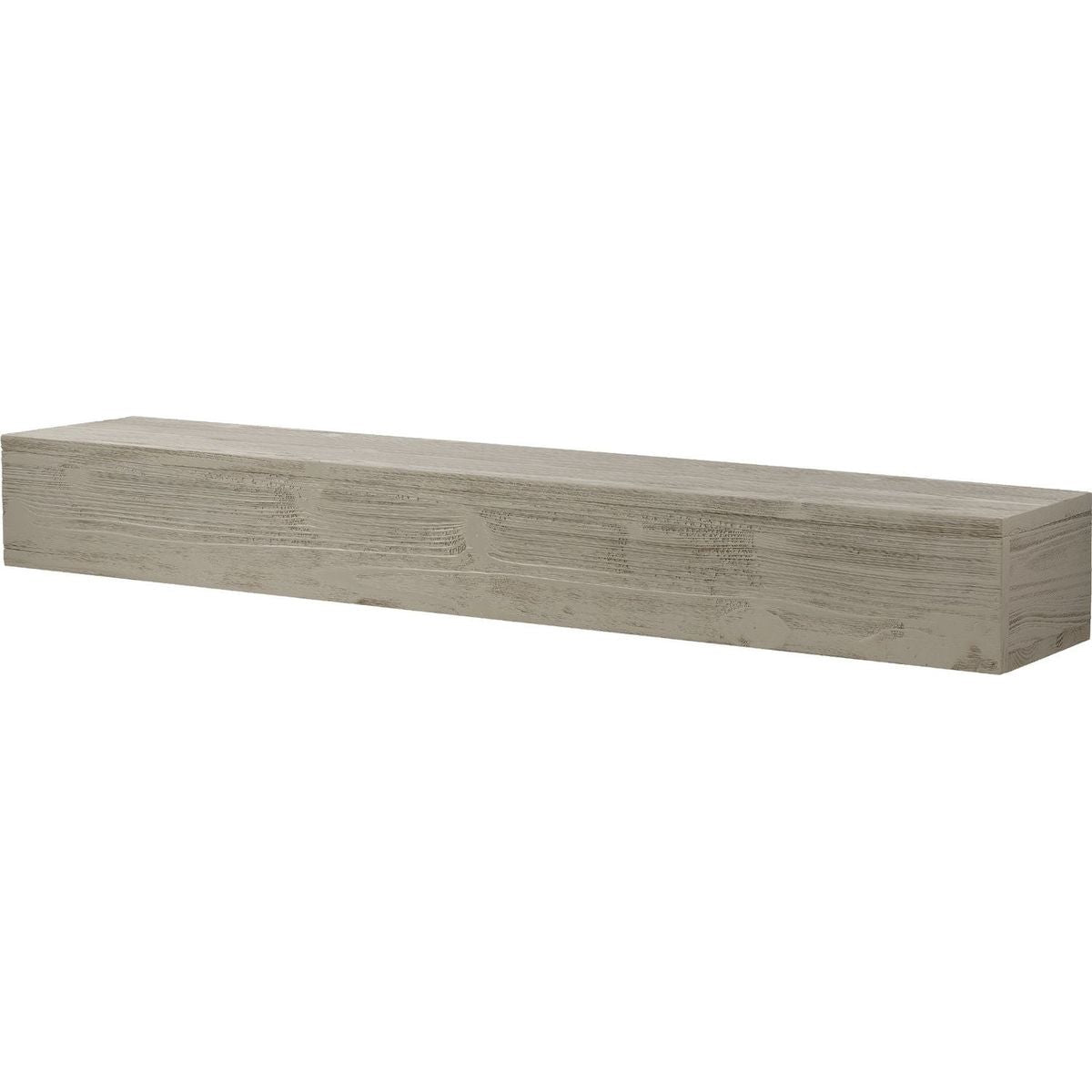 72" Rustic Wood Fireplace Mantel,Wall-Mounted & Floating Shelf for Home Decor