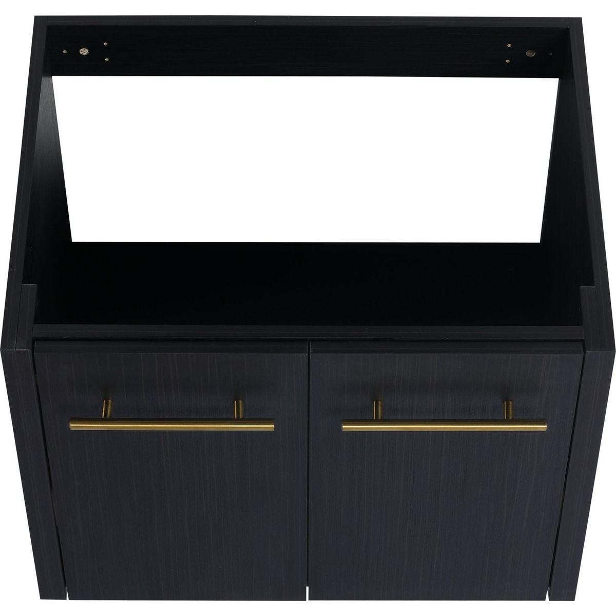 24 Inch Wall-mounted Bathroom Vanity (Only the Cabinet Body, No Top Sink)-BVB09124BCT