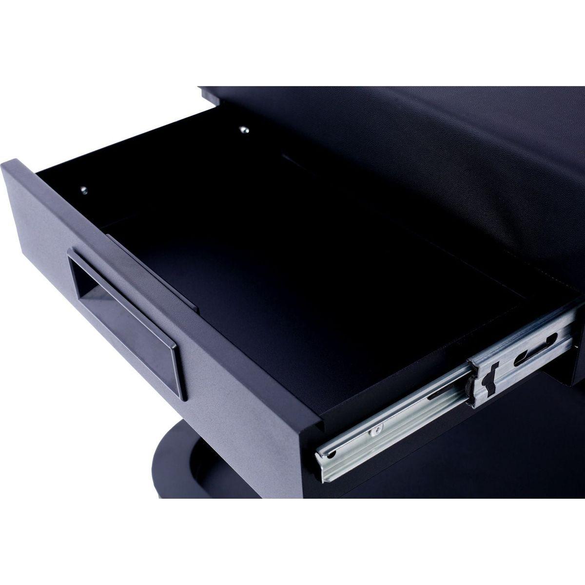 Ultimate Rolling Detailing & Utility Cart, (For Cars, Trucks, SUVs, RVs, Home, Garden, Garage & More) 15' 1/2" x 8' 3/4" x 18' 1/2" - Black