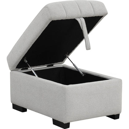 82.6" L-shaped Sectional Pull Out Sofa Bed Sleeper Sofa with Two USB Ports, Two Power Sockets and a Movable Storage Ottoman, Gray