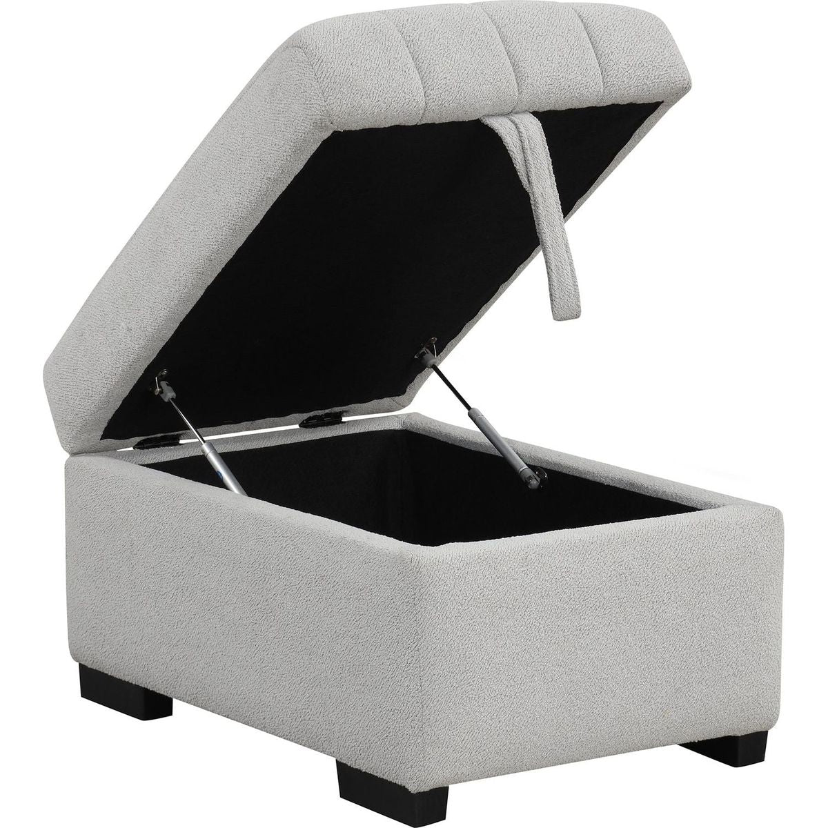 82.6" L-shaped Sectional Pull Out Sofa Bed Sleeper Sofa with Two USB Ports, Two Power Sockets and a Movable Storage Ottoman, Gray