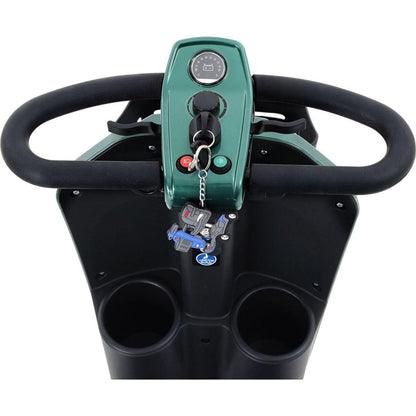 MAX PLUS EMERALD Wheels Outdoor Compact Mobility Scooter with 2pcsx20AH Lead acid Battery, 16 Miles, Cup Holders & USB charger Port