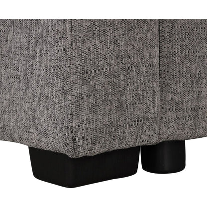 108.6" U-shaped Sectional Sofa Pull out Sofa Bed with Two USB Ports, Two Power Sockets, Three Back Pillows and a Storage Chaise for Living Room, Light Gray