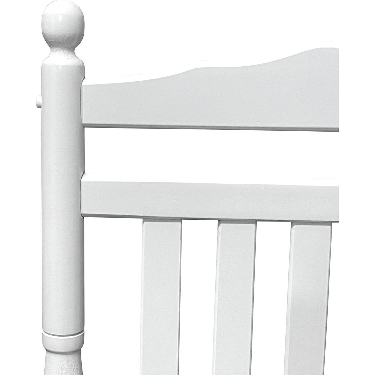 BALCONY PORCH ADULT ROCKING CHAIR - WHITE