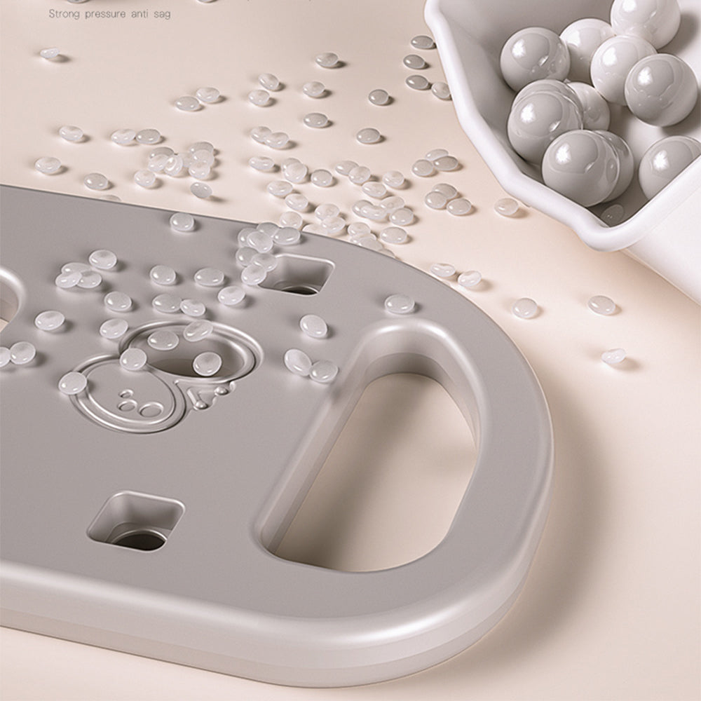 Kids Toy Storage Organizer with 6 Bins, Multi-functional Nursery Organizer Kids Furniture Set Toy Storage Cabinet Unit with HDPE Shelf and Bins for Playroom, Bedroom, Living Room (Grey Color)