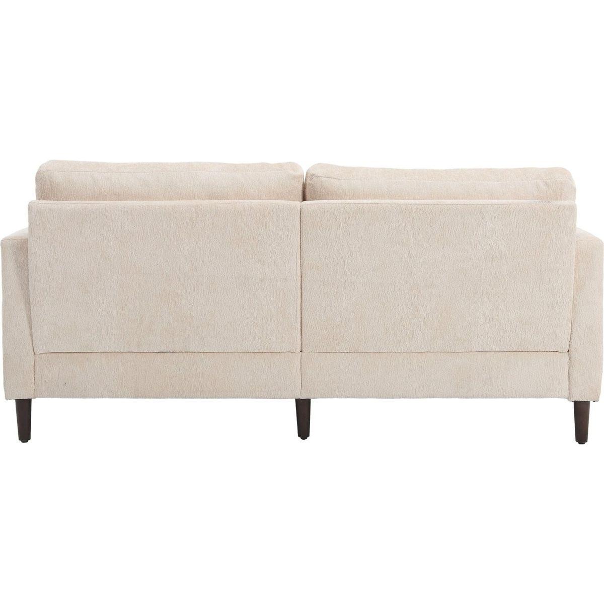 Modern chenille Fabric Loveseat, 2-Seat Upholstered Loveseat Sofa Modern Couch