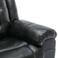 360Swivel and Rocking Home Theater Recliner Manual Recliner Chair with Wide Armrest for Living Room,Bedroom, Black