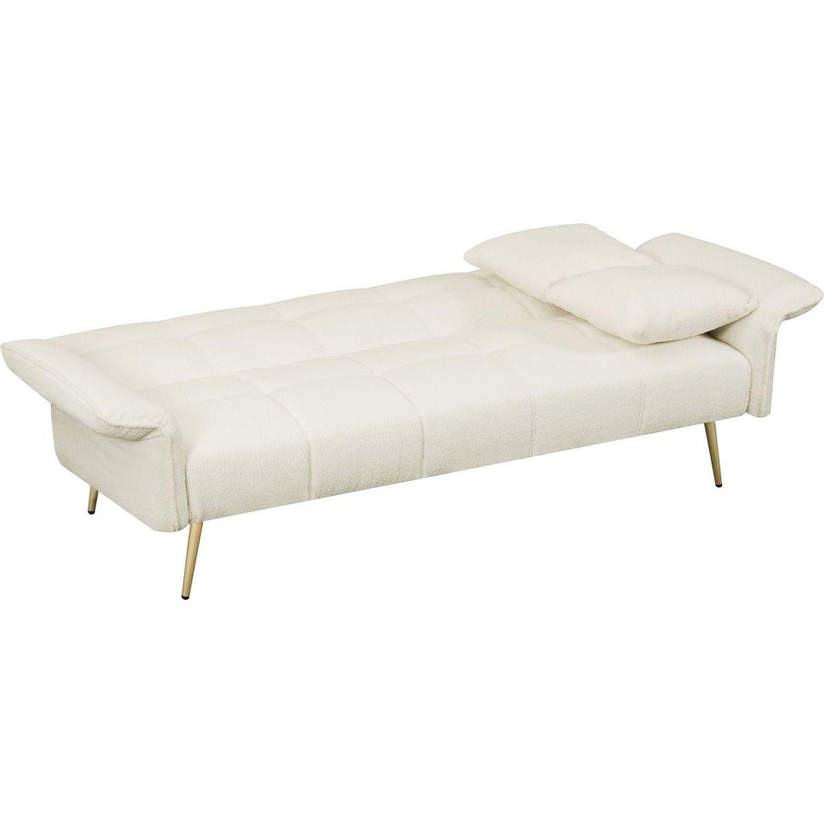 70.1 "futon sofa bed, convertible double sofa bed with folding armrests for living rooms and small Spaces