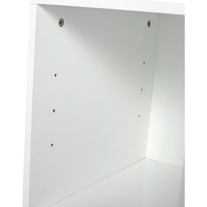 12 Inch Small Wall Mounted Storage Shelves, Suitable For Small Bathroom, Glossy White