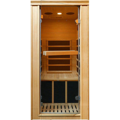 Single person far-infrared sauna room