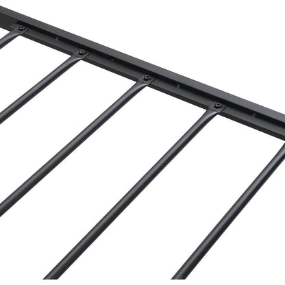 FULL Size Metal Platform Bed Frame with upholstery storage function Headboard and USB LINER and Footboard with drawers, No Box Spring Needed, Large Under Bed Storage, Easy Assemble